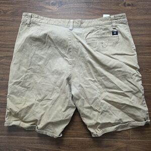 3 For 15 Dockers Men's Khaki Flat Front Shorts